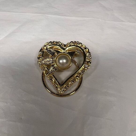 Vintage Gold Tone Scarf Clip - Picture 2 of 7